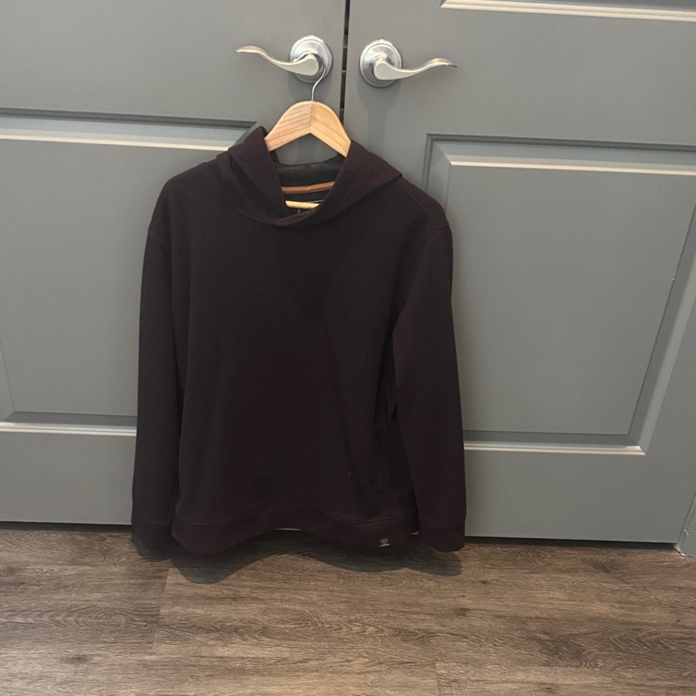 Men's Black Crewneck Hoodie Sweater - Casual Pullover